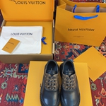 ルイヴィトン 頭階牛革高級靴